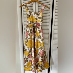 ASOS Cream Dress with Bow Accent